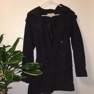 MK Hooded Trench Coat